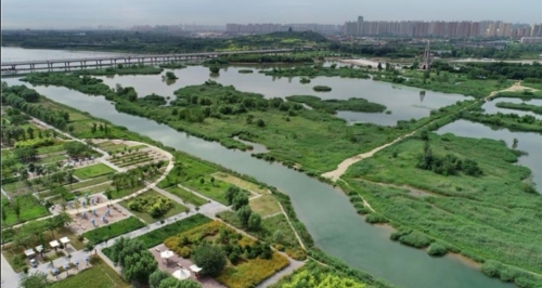 滹沱河观景休闲广场