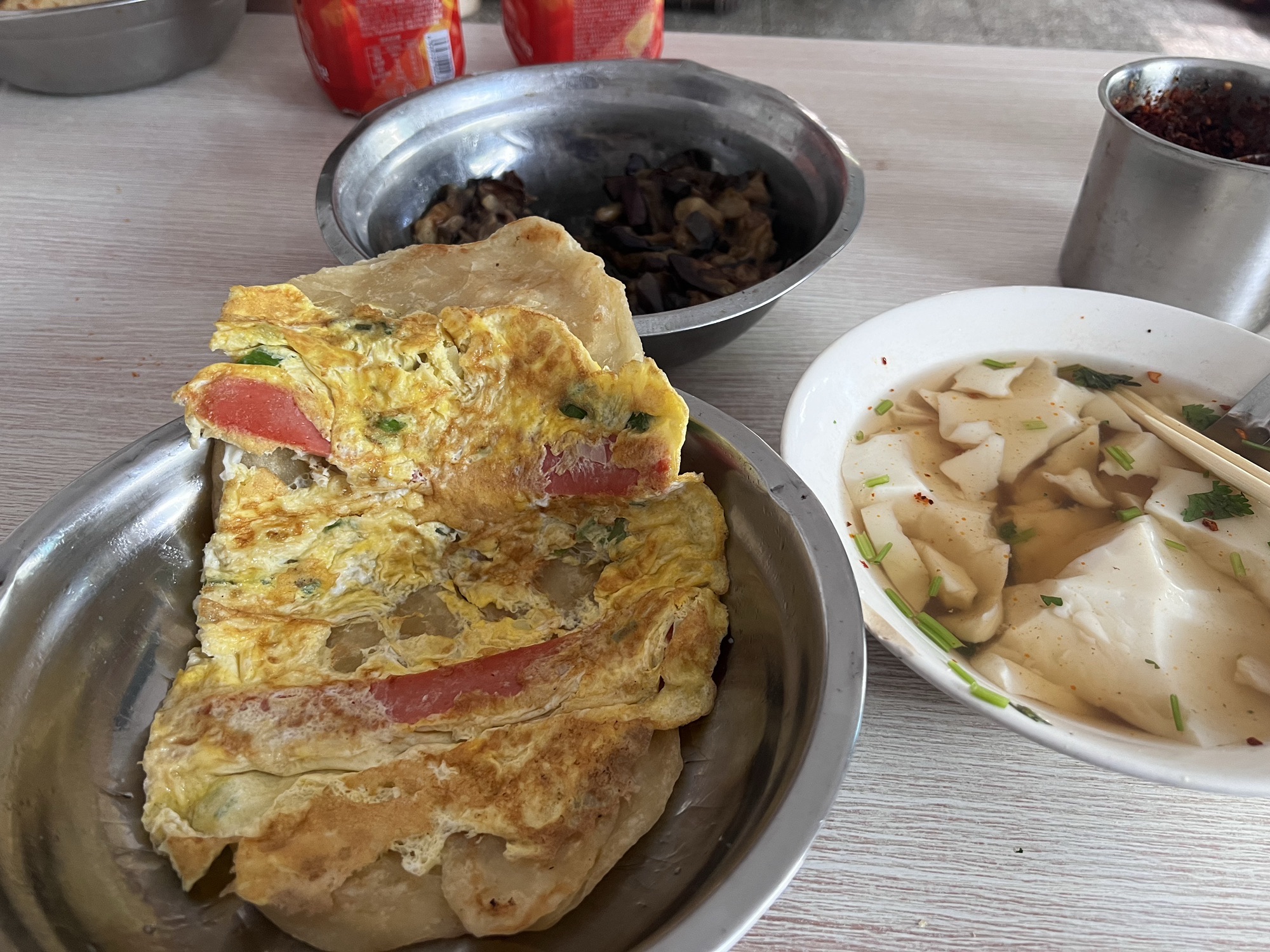 姐俩鸡蛋饼