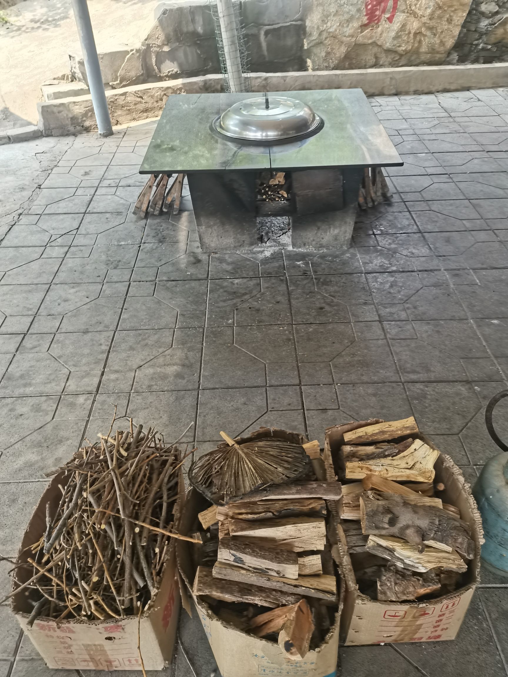 农家乐老灶台