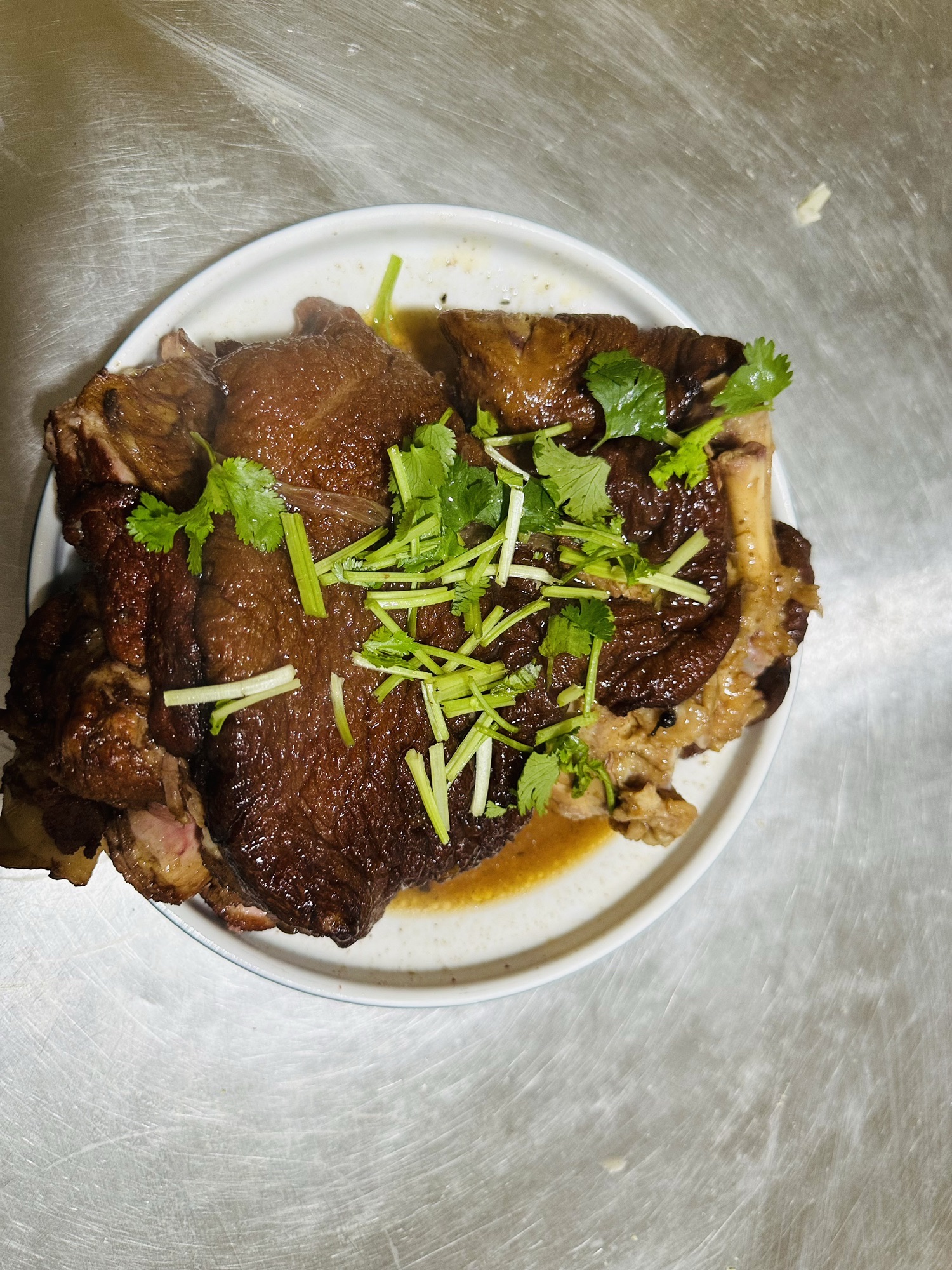 炮筒大块肉面