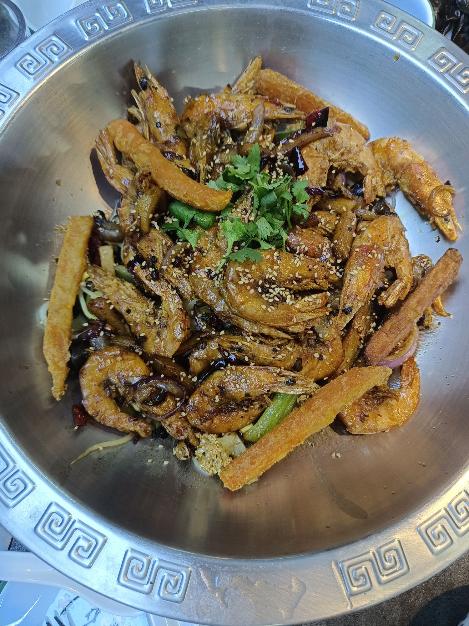 双合干锅鸭头香辣虾(中央锦城店)