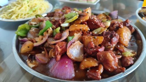 小马哥板面大盘鸡