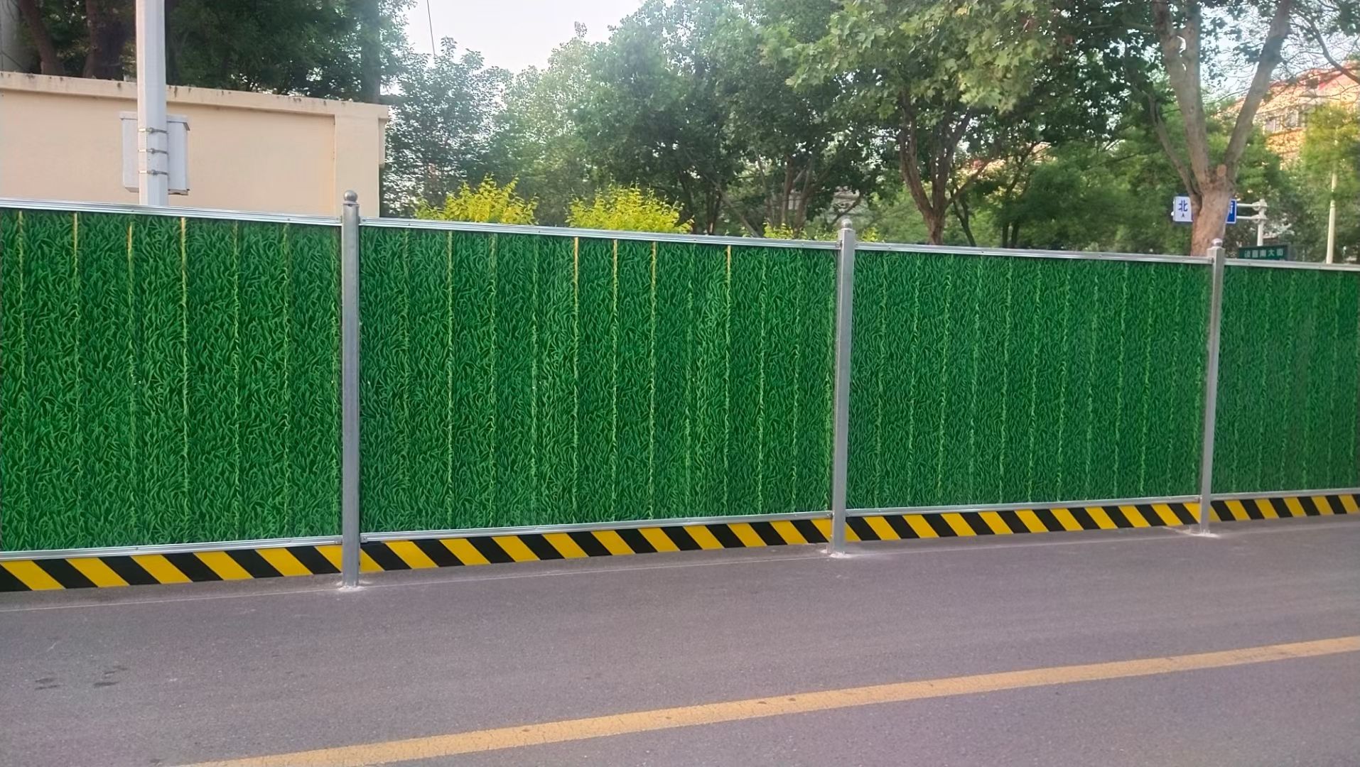 方管圆管角铁槽钢市政围挡