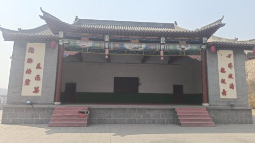 陶瓷水镇戏台