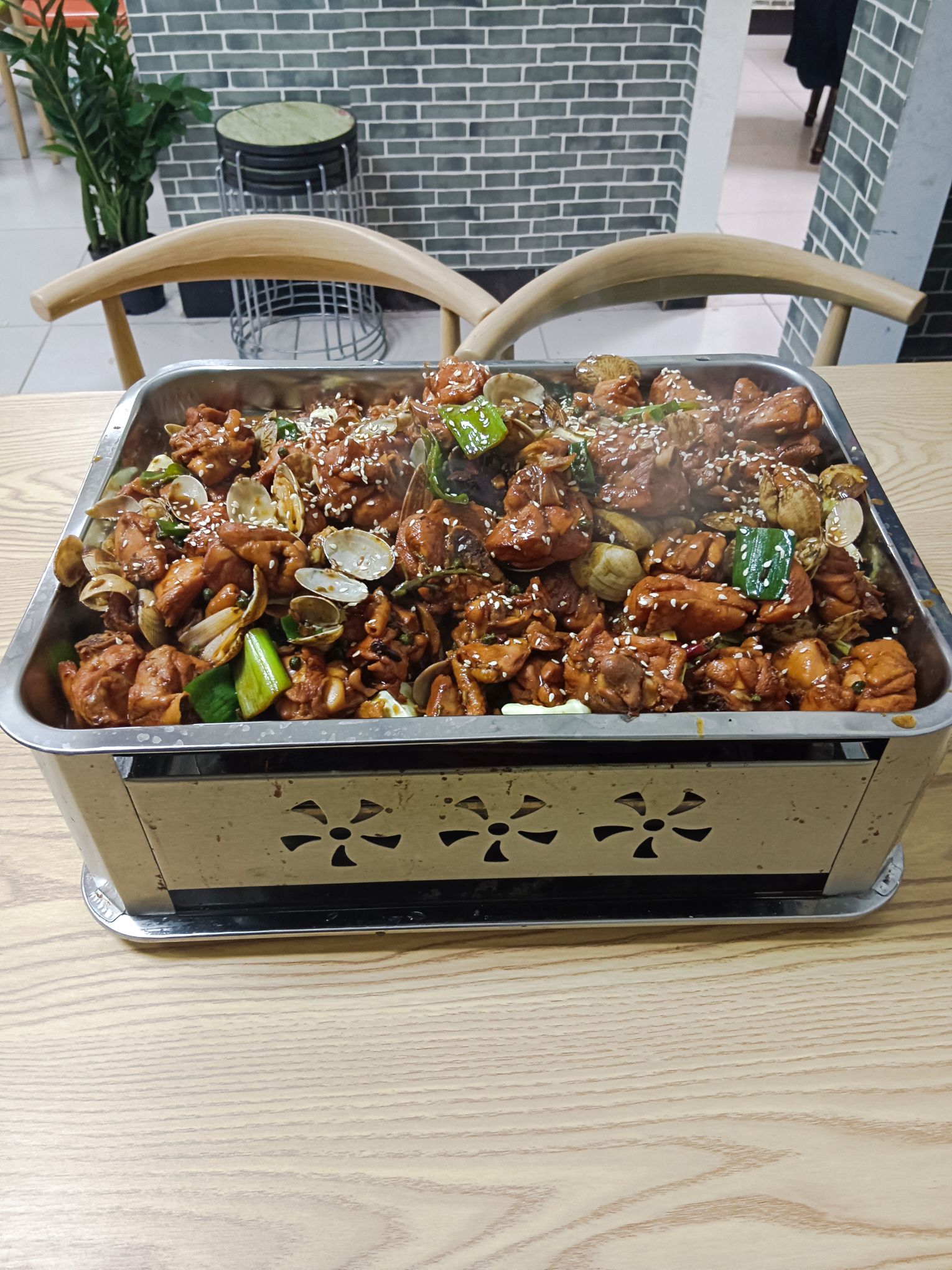 花蛤炒鸡