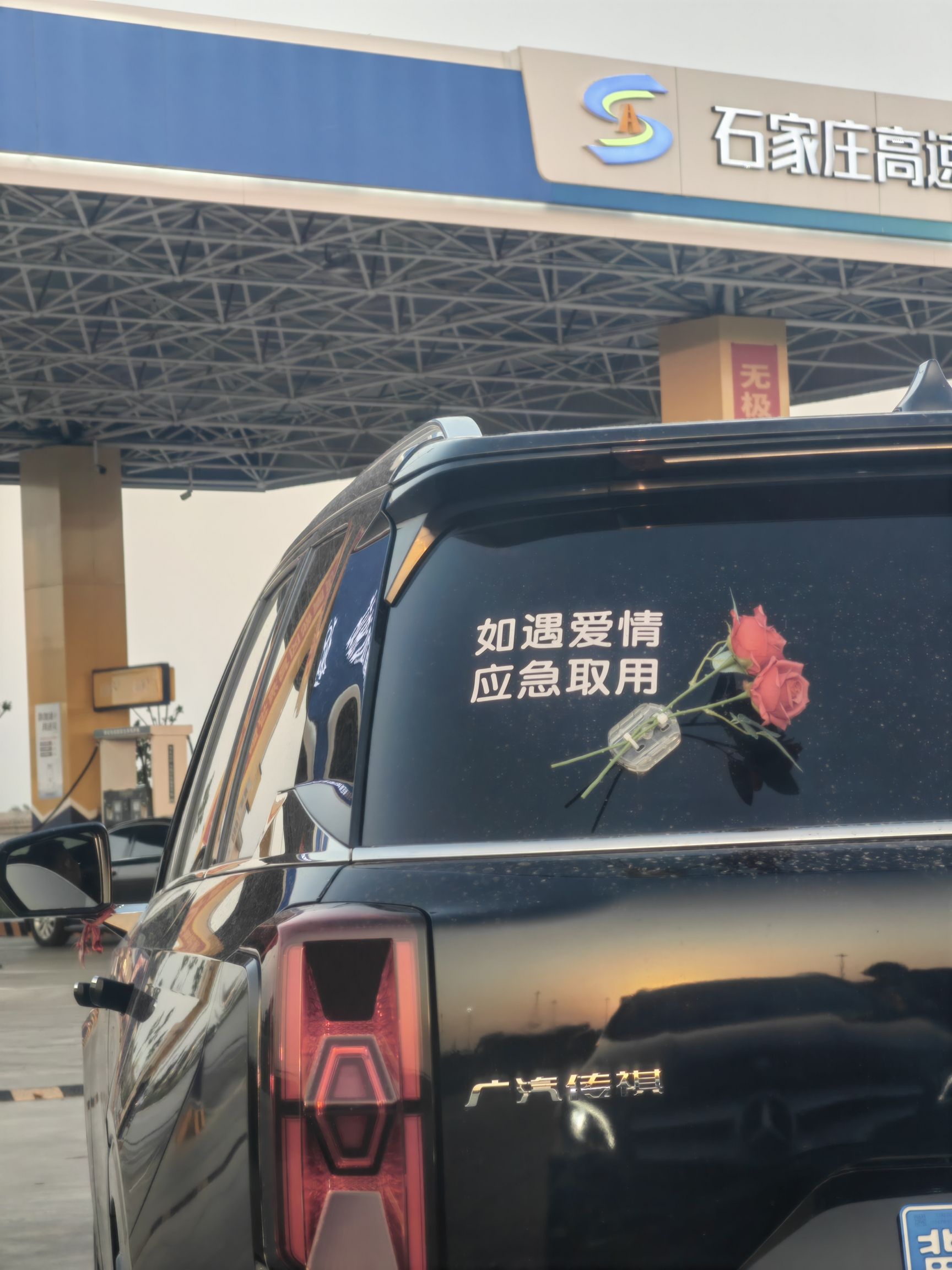 石家庄高速无极服务区加油站